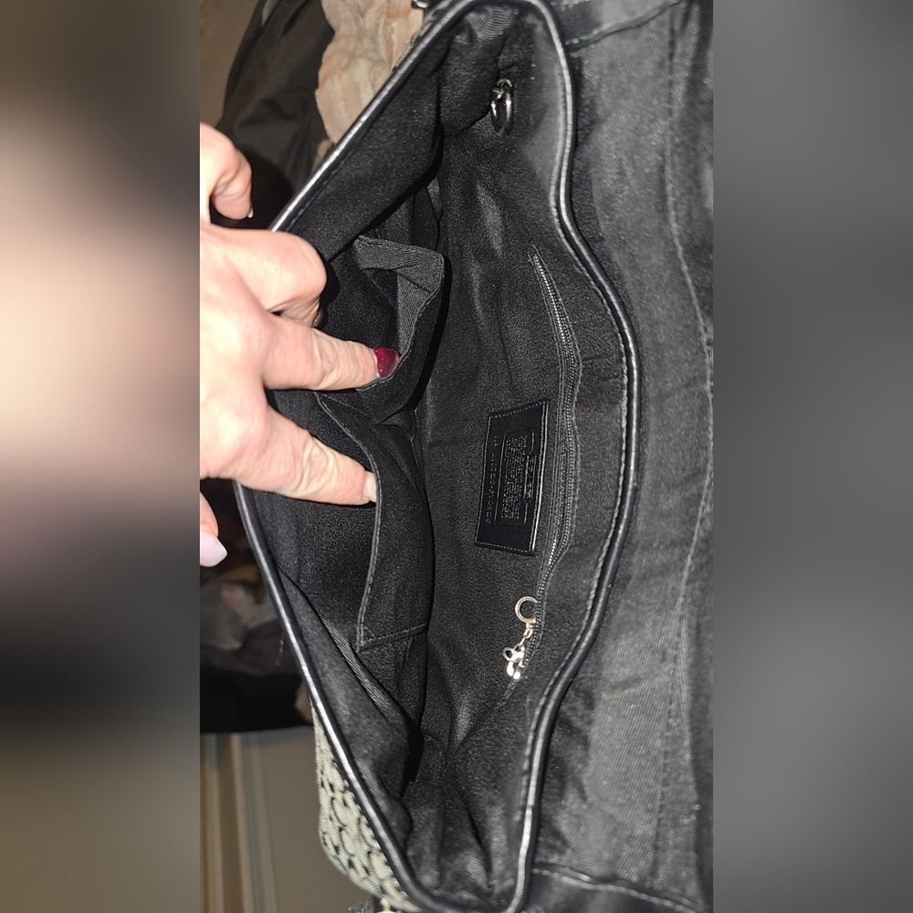 COACH Vintage Coach Soho Jacquard Canvas Shoulder Bag - Picture 16 of 17